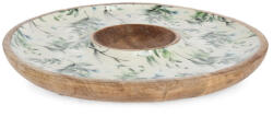 Bizzotto Platou lemn mango email multicolor Thara Ø39x4h (0550961deco) Tava