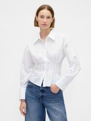 GAP Поплинова риза Fitted Shirt GAP GAP | Byal | ЖЕНИ | XS