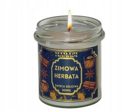 MamasiCandle Téli Tea Szójagyertya, 300ml, illatosított, növényi gyertya, alma, narancs