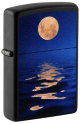 Zippo Brichetă Zippo Full Moon Design Black Light 49810 Bricheta