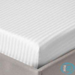Isadore Lorraine Cearșaf Super dublu cu Elastic 160x200+32cm. 02.00760 Riga White (02.00760)