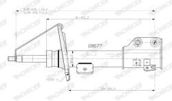 MONROE amortizor MONROE ORIGINAL (Gas Technology) G8677 (G8677)