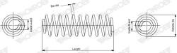 MONROE Arc spiral MONROE SPRINGS SP4949 (SP4949)
