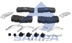 SAMPA set placute frana, frana disc SAMPA 096.616 (096.616)