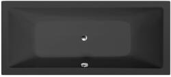 POLYSAN KRYSTA akril kád 180x80x39 cm, matt fekete 71710.21 (71710.21)