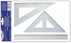 SaKOTA Vonalzókészlet, műanyag, 3 darabos, SAKOTA (ISKE047)