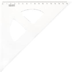 KOH-I-NOOR Háromszög vonalzó, műanyag, 45 °, 16 cm, KOH-I-NOOR (TKOH7441501) - irodasziget