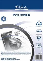 Victoria Office Előlap, A4, 140 mikron, VICTORIA OFFICE, víztiszta (ILKVE140V) - irodasziget
