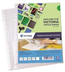 Victoria Genotherm, lefűzhető, A4, 80 mikron, víztiszta, VICTORIA OFFICE (IDGV80)