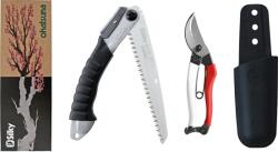 Silky TOP JAPAN metszés készlet (Okatsune metszőolló, Silky fűrész, dupla övtok, díszdoboz)