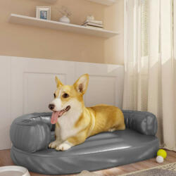 vidaXL 75x53 cm grey pleather 171317