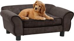 vidaXL Dog sofa 72x45x30 cm brown plush 170952
