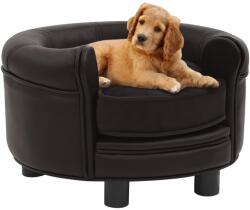 vidaXL Dog sofa 48x32 cm brown pleather 170958