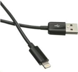 C-Tech Cablu de încărcare și sincronizare USB 2.0 Lightning (IP5 și superior), 2m, negru (CB-APL-20B)