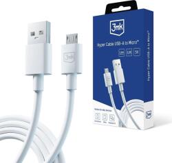 3mk Protection Cablu de date 3mk - Hyper Cable A la Micro 1.2m 5V 2, 4A, alb (5903108541176)