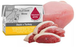 PLATINUM Platinum Menü Kacsa Pulyka Felnőtt nedves kutyatáp 90g