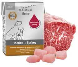 PLATINUM Platinum Menü Ibériai Sertés Pulyka Felnőtt nedves kutyatáp 185g