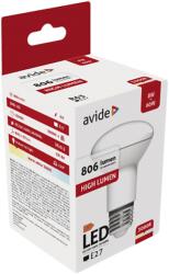 Avide LED R63 izzó, 8W, E27, 806lm, WW 3000K, meleg fehér (ABR63WW-8W) (ABR63WW-8W)