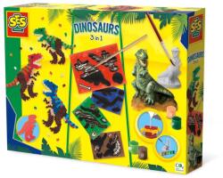 SES Creative Dinosaurs 3 az 1ben mozaik képkirakó (01409)