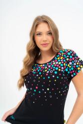 BUDMIL Póló Női L fekete 20500196-003251-0499