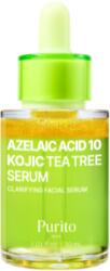 PURITO Azelaic Acid 10 Kojic Tea Tree Serum gyulladáscsökkentő és folthalványító szérum, 30 ml