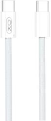 XO NB-Q260C USB-C - USB-C kábel (Fehér) - 3, 0 m - 60W