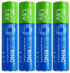 BLUERING Elem AAA mikro ceruza LR03 tartós alkáli zsugorfóliás Bluering® 4db/csomag - nyomtassingyen