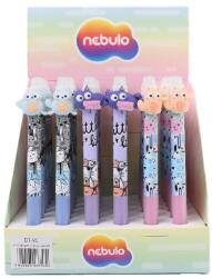 Nebulo Zseléstoll NEBULO nyomógombos radírozható 0, 5mm Vicces cicák (DT-VC) - nyomtassingyen