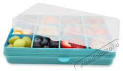 Melii Snackle Box snack doboz, kék-zöld