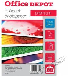  Office Depot Premium A4 240g fényes 50db fotópapír