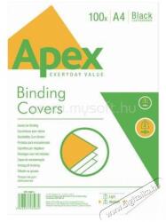 Fellowes Apex Medium A4 230g 100db-os matt fekete hátlap