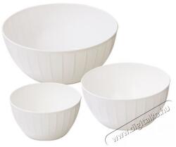 Tescoma DELÍCIA Műanyag tálkészlet, 3 db, fehér - digitalko