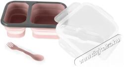  Zopa Snack doboz + evőeszközök, nagy, Old Pink - digitalko