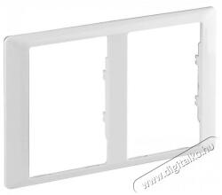 Legrand 754222 Valena Life 2x2P+F csatlakozóaljzathoz fehér kettős keret