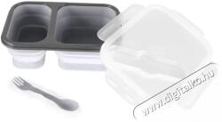  Zopa Snack doboz + evőeszközök, nagy, Dove Grey - digitalko