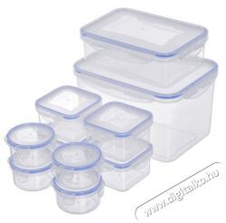  Too KT-143 10 db-os ételtároló doboz szett, 2x180ml+2x400ml+2x500ml+3x1.200ml+2.000ml
