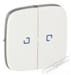 Legrand 755225 Valena Allure fényjelzős fehér kettős kapcsoló burkolat