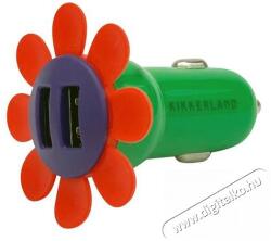  KIKKERLAND US215-EU 2xUSB virág formájú autós töltő