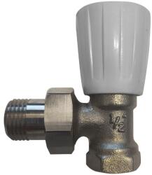 Pintossi 1/2˝ 334 (234) Kettös Beáll. Sarok Rad. Szelep, Nikkelezett