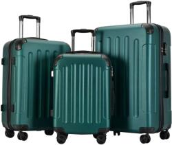 BONTOUR Vertical Utazó Bőröndszett - 3 db (120840-JungleGreen)