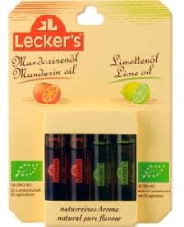 Lecker's Ulei de Mandarine Bio 2x2ml si Ulei de Limeta Bio 2x2ml, Lecker’s
