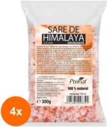 Pronat Foil Pack Set 4 x Sare Neiodata de Himalaya, Grunjoasa, 300 g