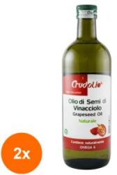 Joe and Co Set 2 x Ulei din Samburi de Struguri Crudolio, 1000 ml