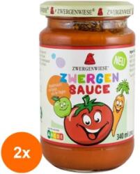 ZWERGENWIESE Set 2 x Sos Bio de Rosii cu Mere, Zwergenwiese, 350 g