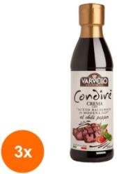 Varvello Set 3 x Crema de Otet Balsamic Chilli, Varvello, 250 ml