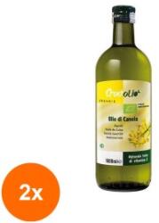 Joe and Co Set 2 x Ulei din Seminte de rapita Bio Extravirgin, 1000 ml Crudolio