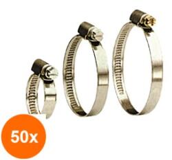 Rocast Set 50 x Colier Furtun Banda 10 Surub M635-50-Otel Inoxidabil (COR-50xJS.01050S)