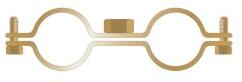 Rocast Colier Metalic Dublu Orizontal-12" 20-25 (CM52012S)