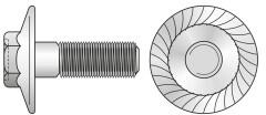 Rocast Surub Cap Hexagonal Flansa Din6921 Otel Gr. 8.8 Zincat-M10 X 50 (692181050S)