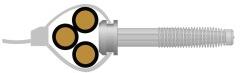 HSK Schulte Diblu "skorpion" Pentru Cabluri 6x40 (AA.03206040S)